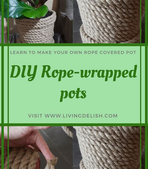 Diy Rope Wrapped Pot Living Delish