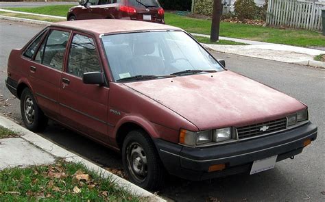 1984 Chevy Nova My First Car It Was Bright Red Thoughhahahaha