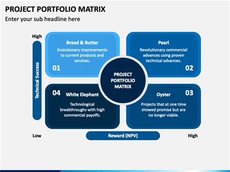 Project Portfolio Matrix Powerpoint Template Ppt Slides Sketchbubble
