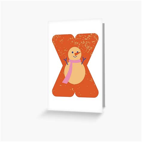 Letter X Greeting Card For Sale By Sky 99 Redbubble