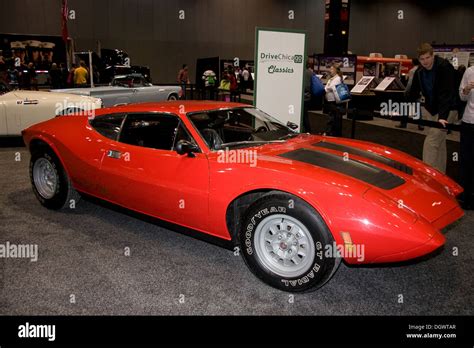 Rare Amc Amx3 Prototype Car The 2013 Chicago Auto Show Stock Photo