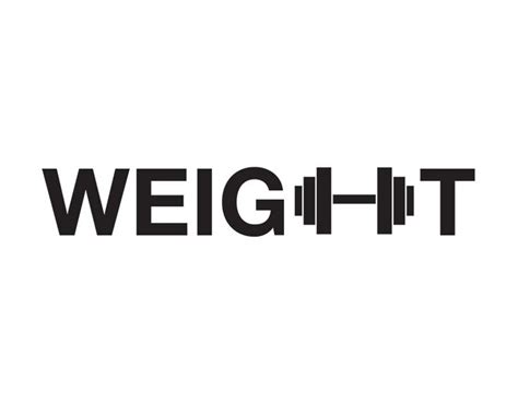 Weight On Behance Typographic Logo Design Text Logo Design