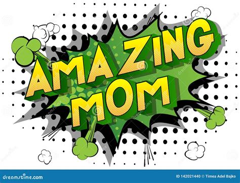 amazing mom comic book style words stock vector illustration of comic love 142021440