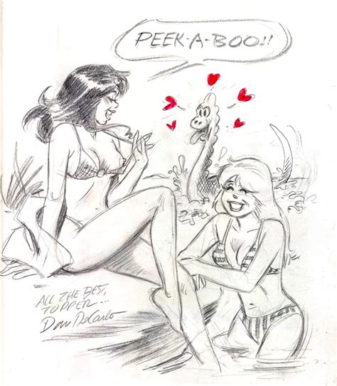 Rule 34 2girls Archie Comics Areolae Betty And Veronica Betty Cooper Bikini Breasts Dan