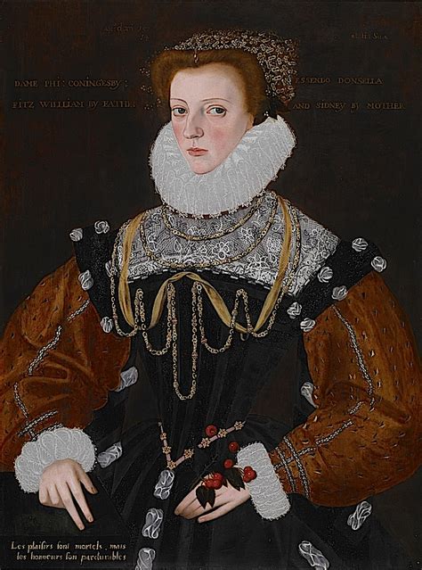 1578 Lady Philippa Coningsby By George Gower Indianapolis Museum Of