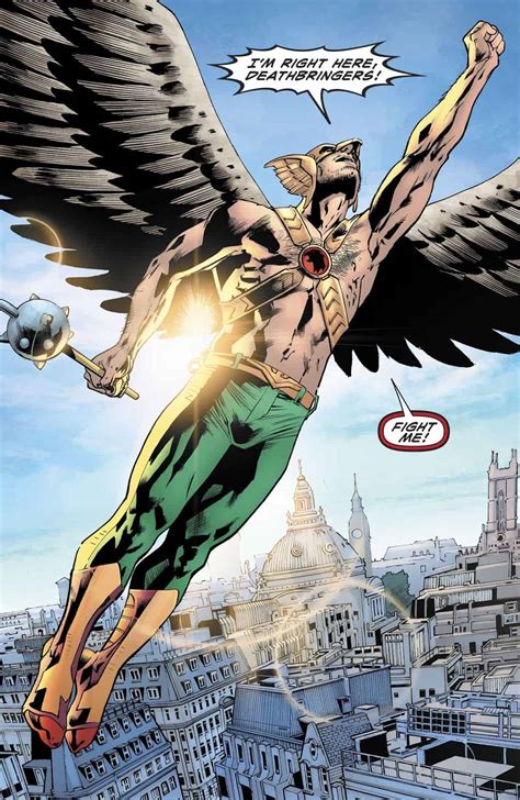 Dc Comics Universe And Hawkman 9 Spoilers Deathbringers Come To Earth