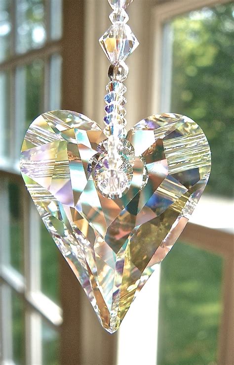 Swarovski Wild Heart Crystal Suncatcher Made Entirely With Etsy