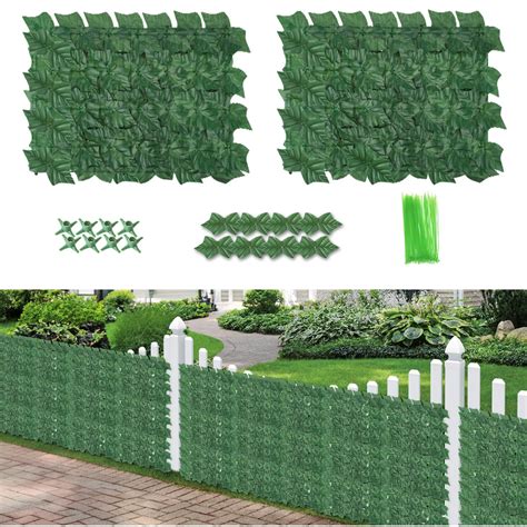 Duerer Artificial Ivy Fence Privacy Screen, 30pcs 15.7x11.8inch(38.8sq