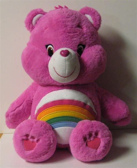 Loc Care Bears Giant Plush 20 Cheer Bear Just Play 20 Inches