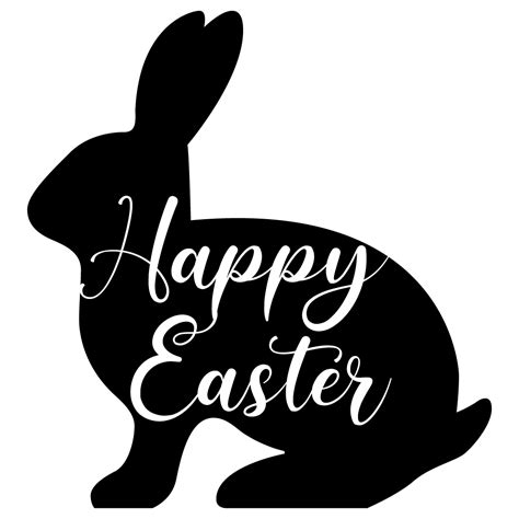 Free Svg Files Svg Png Dxf Eps Easter Bunny Flowers Silhouette