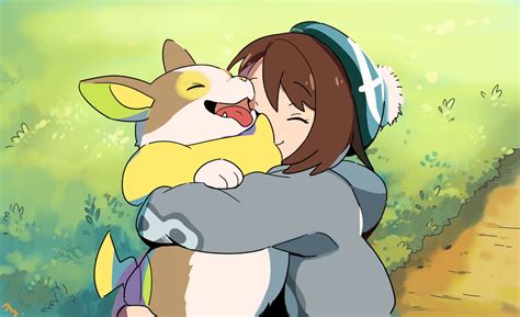 Gloria And Yamper Pokemon And 1 More Drawn By Kotoneranmaru Danbooru