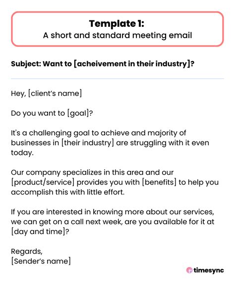 How To Schedule A Meeting By Email Email Examples 2023