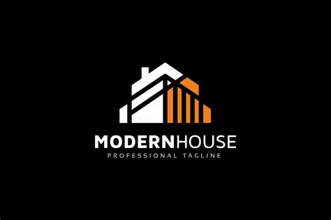 Modern House Logo 386500 Logos Design Bundles