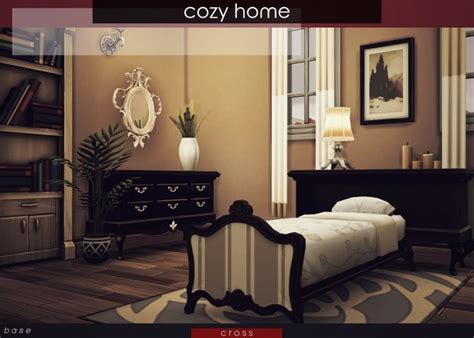 Cozy Home By Praline At Cross Design Sims 4 Updates