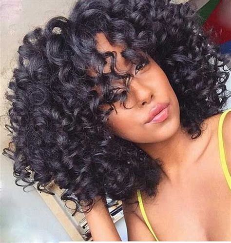 20short Curly Weave Hairstyle Curly Weave Hairstyles Natural Hair