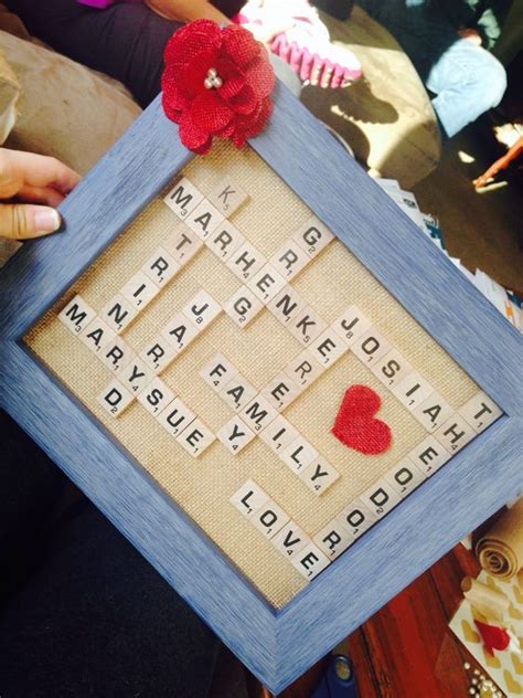 Looking for homemade boyfriend gift ideas to make your man smile? Scrabble Letters | Christmas Gifts for Boyfriend DIY Cute ...