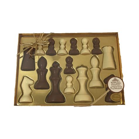 Šachy 120g Bílo Mléčné Pralinky Újezd