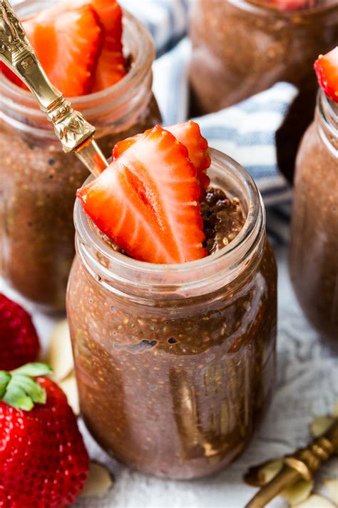 Chocolate Almond Chia Seed Pudding Easy Peasy Meals