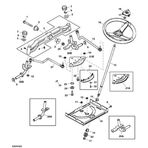 John Deere D160 Mower Deck Parts Diagram