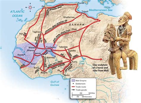 Mali Empire Trade Routes African Empires History African History
