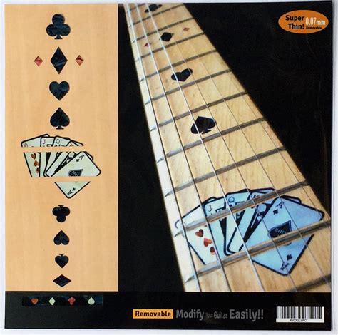Fretboard Markers Inlay Stickers Decals For Guitar Playing Cards