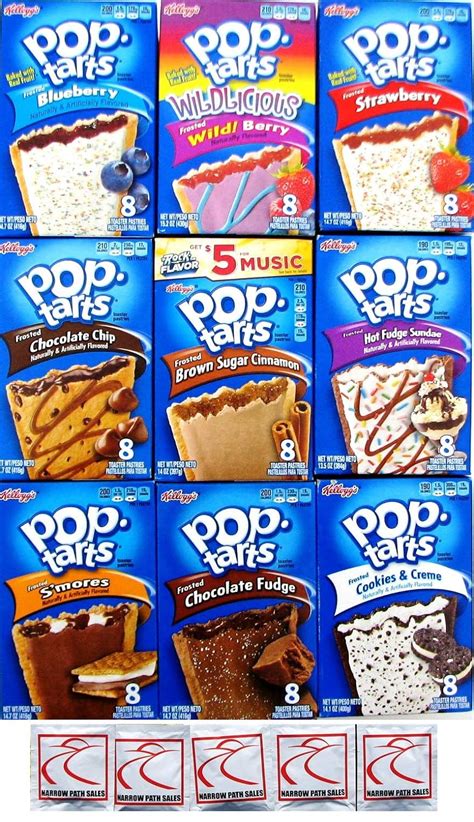9 pack the ultimate pop tarts variety pack 9 different flavors bundle of 9 boxes