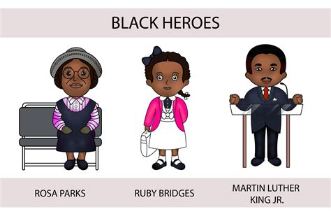 Black History Month Heroes Graphic By Artlytical Studio · Creative Fabrica