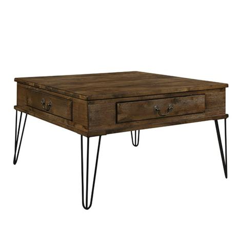 Square Rustic Oak Coffee Table Perfect Coffee Tablepahanelait Is The
