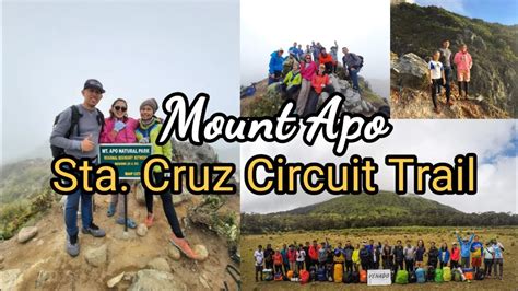 Mt Apo Sta Cruz Circuit Trail With Becomingfilipino Youtube