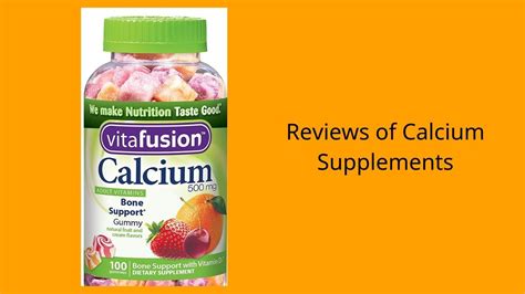 Maybe you would like to learn more about one of these? Reviews of Calcium Supplements - Best Calcium Supplements ...