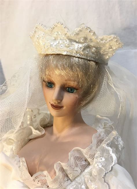 Unique Porcelain Doll Collection Princess Diana Wedding Dress For Sale