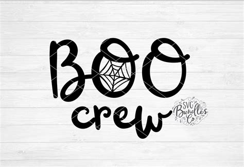 Boo Crew SVG-DXF-PNG By SVGBundlesCo | TheHungryJPEG.com