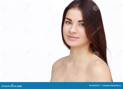 Girl With Naked Shoulders Stock Image Image Of Model 69945371