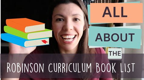 All About The Robinson Curriculum Book List Addressing Concerns Youtube
