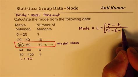 How To Calculate Mode Using Grouping Method Haiper