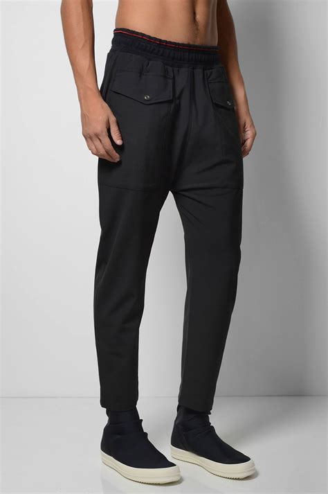 Silent By Damir Doma Phonos Cropped Black Trouser Black Trouser
