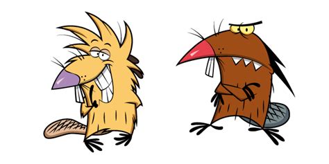 Angry Beavers Norbert And Daggett Cursor Custom Cursor Angry Beaver Beaver Cartoons Series