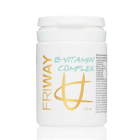 b vitamin complex livstillskott® från friway kilman health