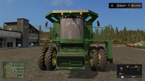 John Deere 9770 Wno Headers V101 Ls17 Farming Simulator 17 Mod