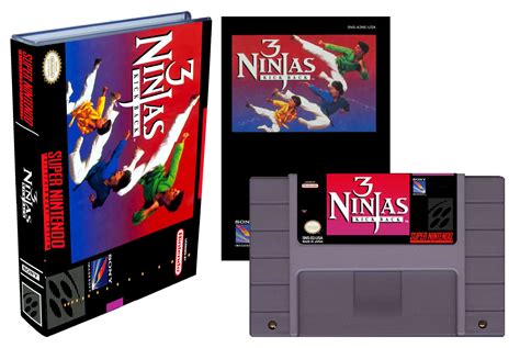 3 Ninjas Kick Back Super Nintendo Snes Reproduction Video Game