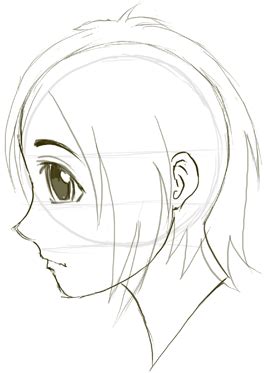 Featured image of post Anime Side Profile Eyes This indicates a strong change of direction to where the head is facing before it turns into a full profile
