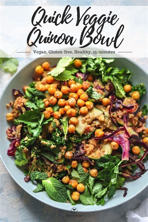 Here are the best quinoa bowl recipes to make eating healthy a breeze! Quick Veggie Quinoa Bowl | Protein Packed Vegan Meal | Two ...