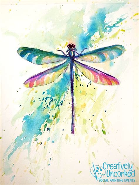 Dragonfly Drawing Dragonfly Artwork Dragonfly Painting Diy