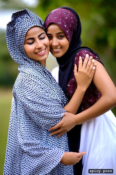 Image Of Naked Hijab Woman Hugging Others On Eid Festival Day Spicy Porn