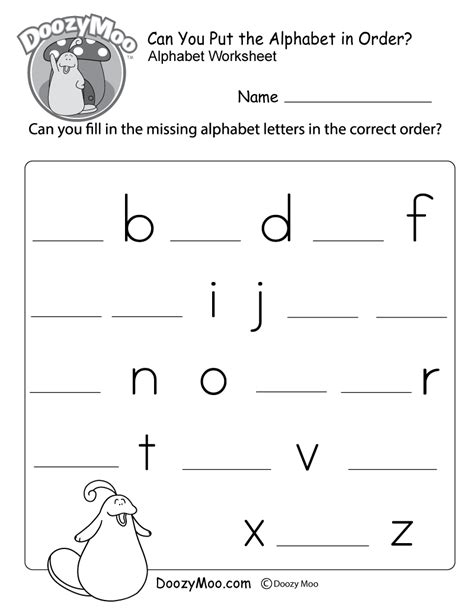 You may have to practice linking all the chunks together several times. Can You Put the Alphabet in Order? (Free Printable Worksheet)