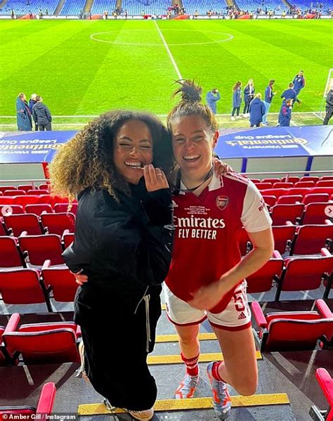 Amber Gill Discusses Her Sexuality While Cheering On Her Arsenal Player