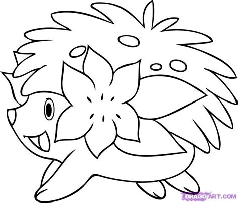 ️shaymin Coloring Page Free Download