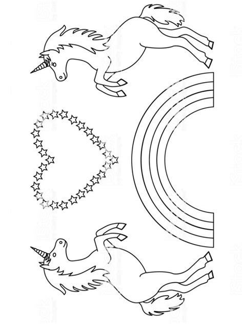 Coli De Colorat Curcubeu Unicorn Plansededesenatro