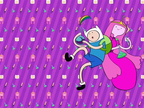 Finn And Bubblegum Adventure Time With Finn And Jake Wallpaper