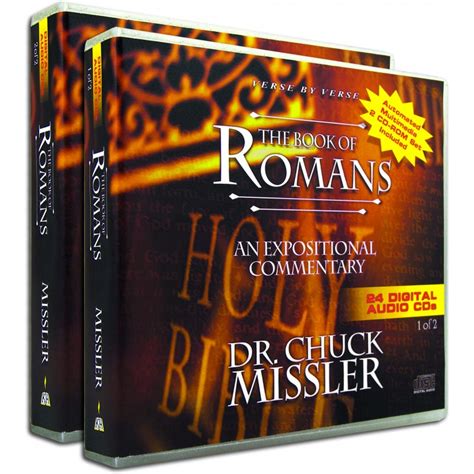 Romans Commentary Chuck Missler Audio Cd Set 24 Sessions